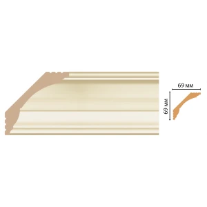 D100-61 ШК/14 плинтус DECOMASTER(69*69*2400 мм)