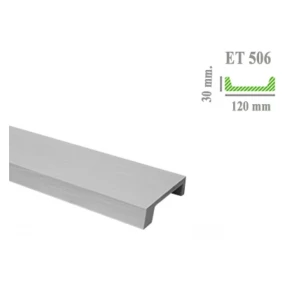 Доска под дерево ET 506 (3м) белая Classic 