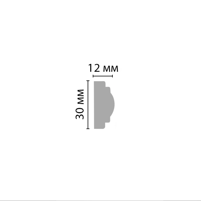 DP 8032/40 FLEXIBLE молдинг DECOMASTER-2 (30х12х2400мм)