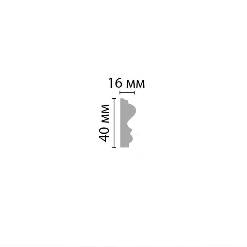 97803/40 FLEXIBLE молдинг DECOMASTER-2 (40х16х2400мм)