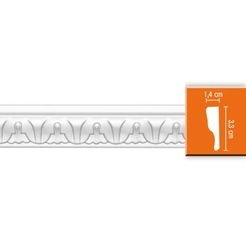 98027/43 FLEXIBLE молдинг DECOMASTER-2 (33х14х2400мм)