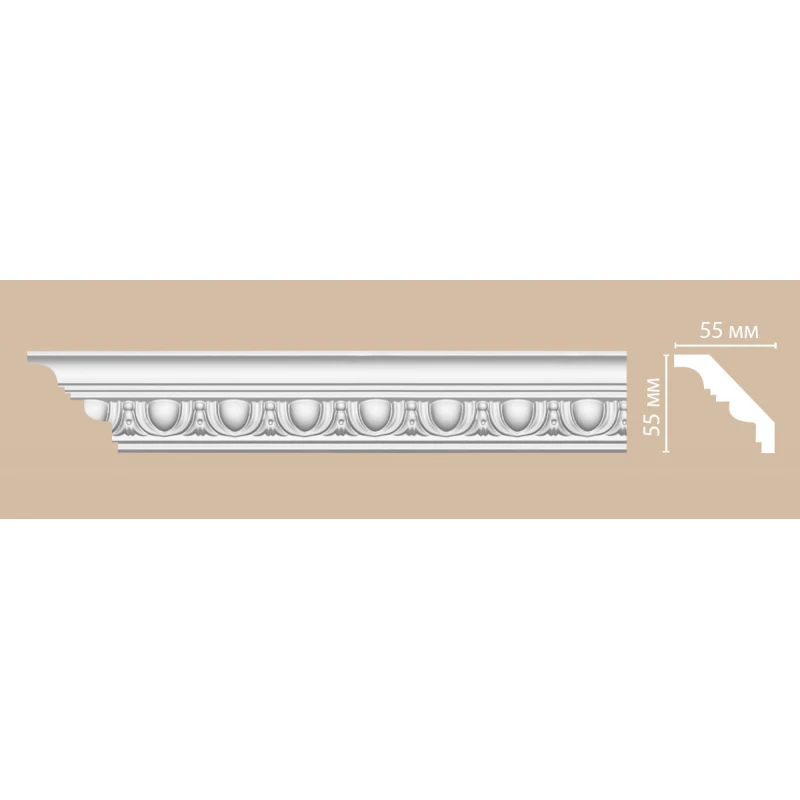 95613/36 плинтус DECOMASTER-2 (55х55х2400мм)