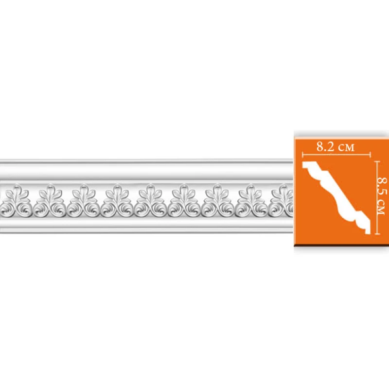 95617/34 плинтус DECOMASTER-2 (85х82х2400мм)