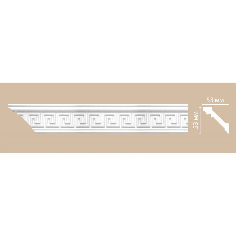 95655/34 плинтус DECOMASTER-2 (53x53x2400мм)