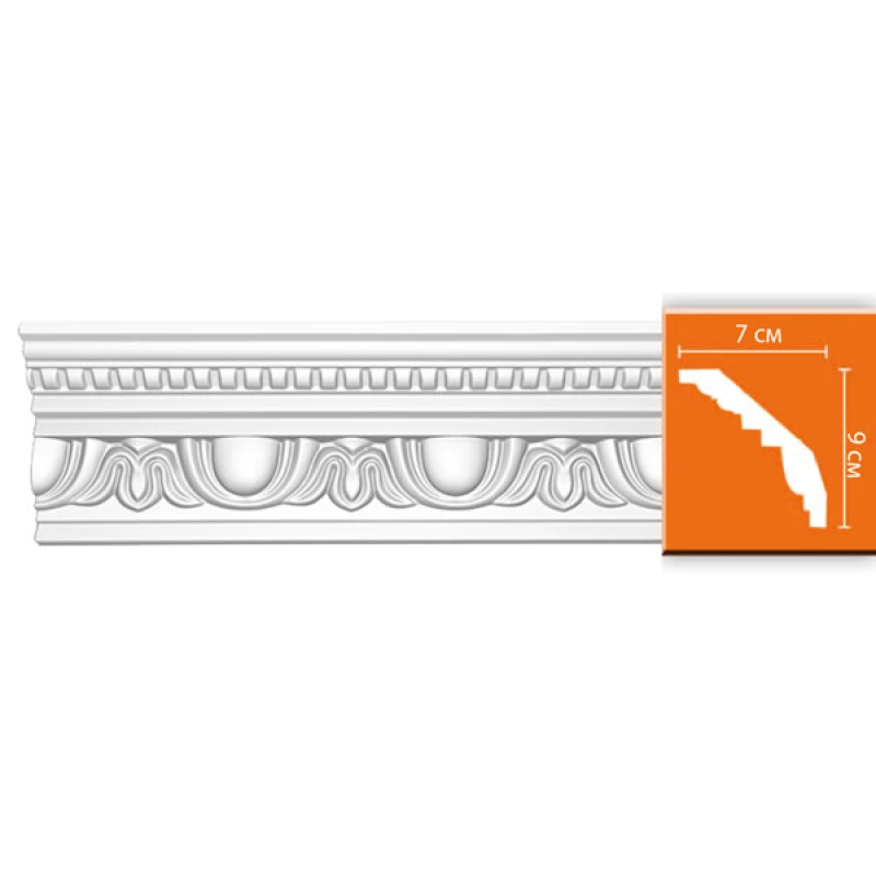 95769/34 плинтус DECOMASTER-2 (90х70х2400мм)