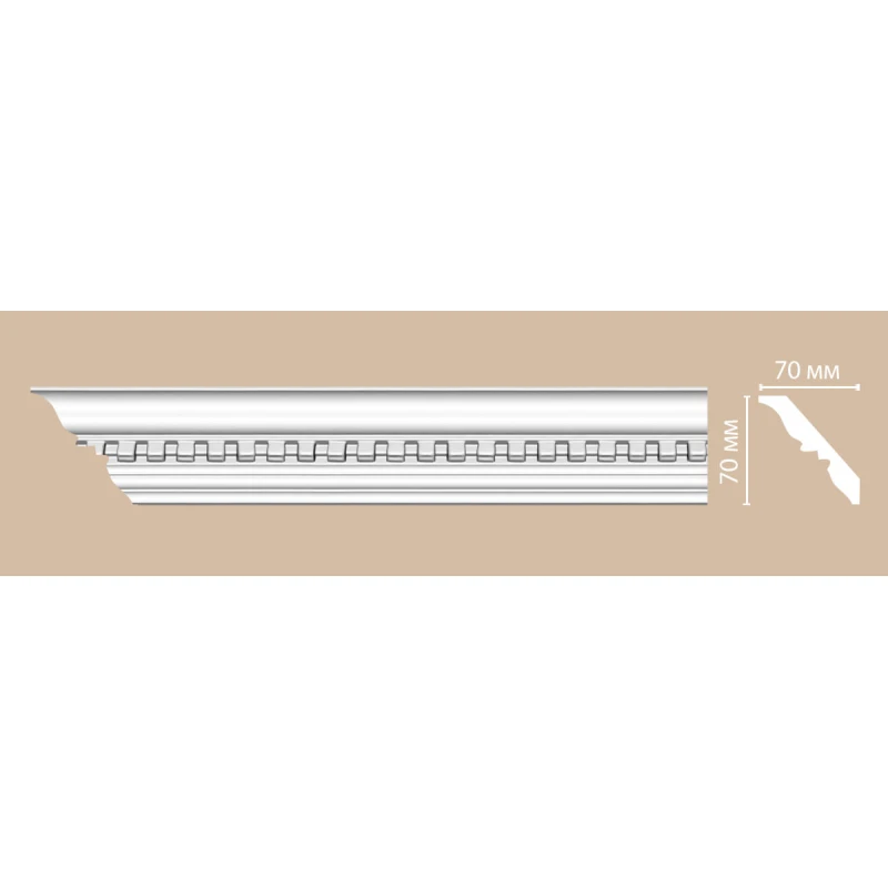 95810/34 плинтус DECOMASTER-2 (70х70х2400мм) [DT-809]