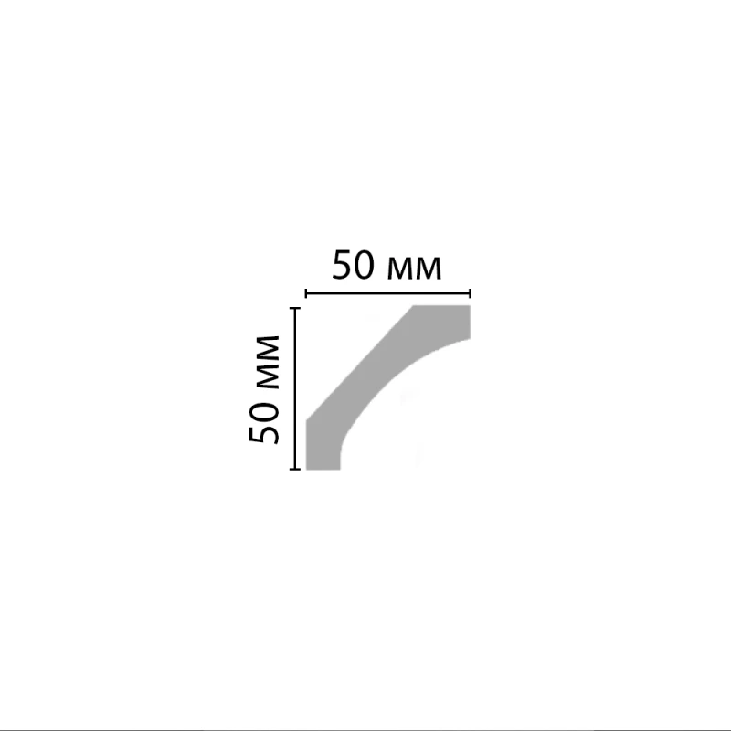 96010/50 плинтус DECOMASTER-2 (50х50х2400мм)