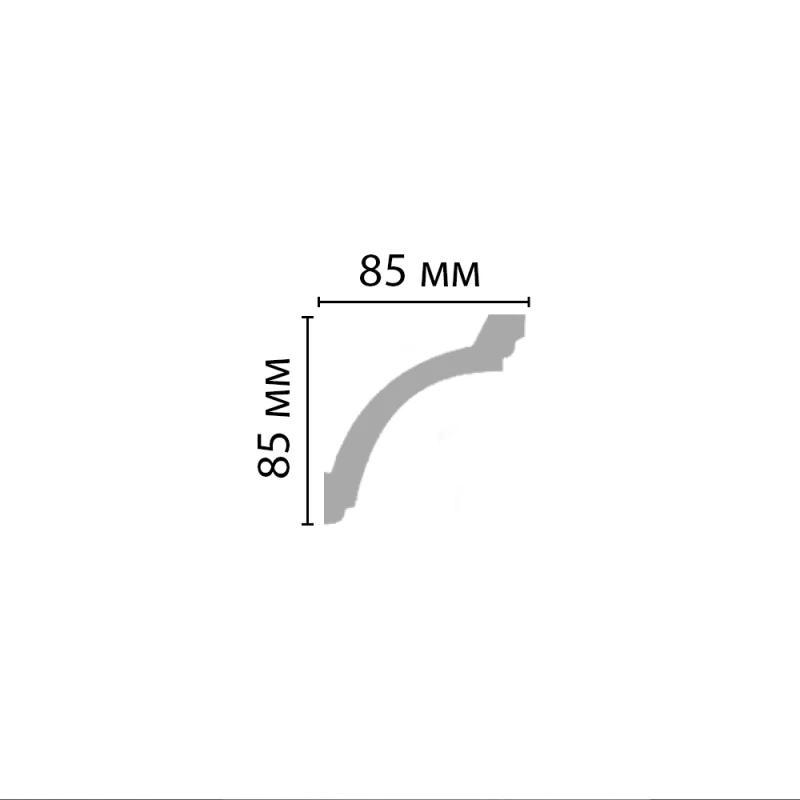 96020/28 плинтус DECOMASTER-2 (85х85х2400мм)