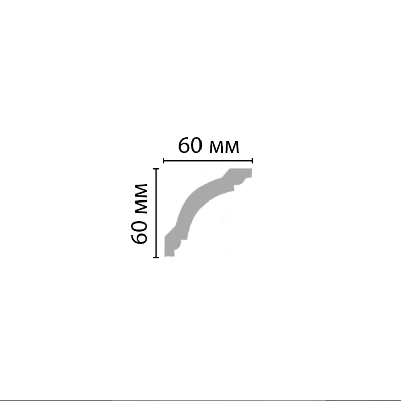 96110/32 плинтус DECOMASTER-2 (60х60х2400мм) = DP110