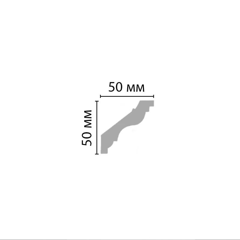 96118/40 плинтус DECOMASTER-2 (50х50х2400мм)
