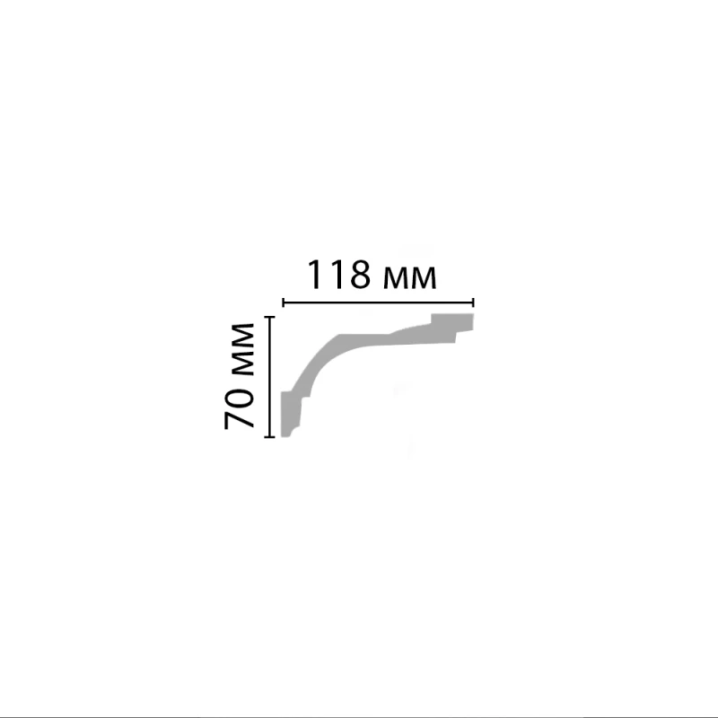 96220/20 плинтус DECOMASTER-2 (70х118х2400мм)