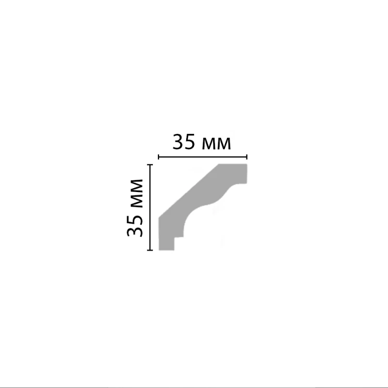 96230/70 плинтус DECOMASTER-2 (35х35х2400мм)