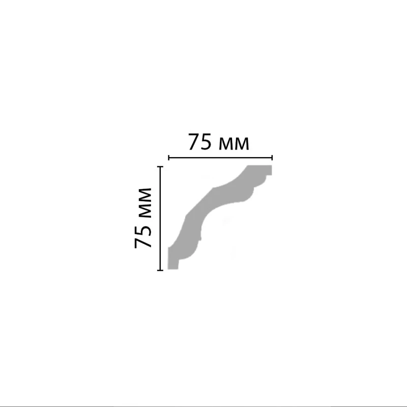 96259/34 плинтус DECOMASTER-2 (75х75х2400мм) [DP 259]