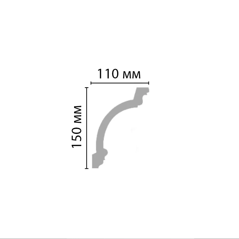 DP 217/14 плинтус DECOMASTER-1 (145х110х2400мм) (DP-5217)