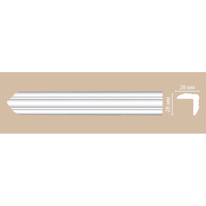 DP 332/105 угл. плинтус DECOMASTER-2 (28х28x2400мм)