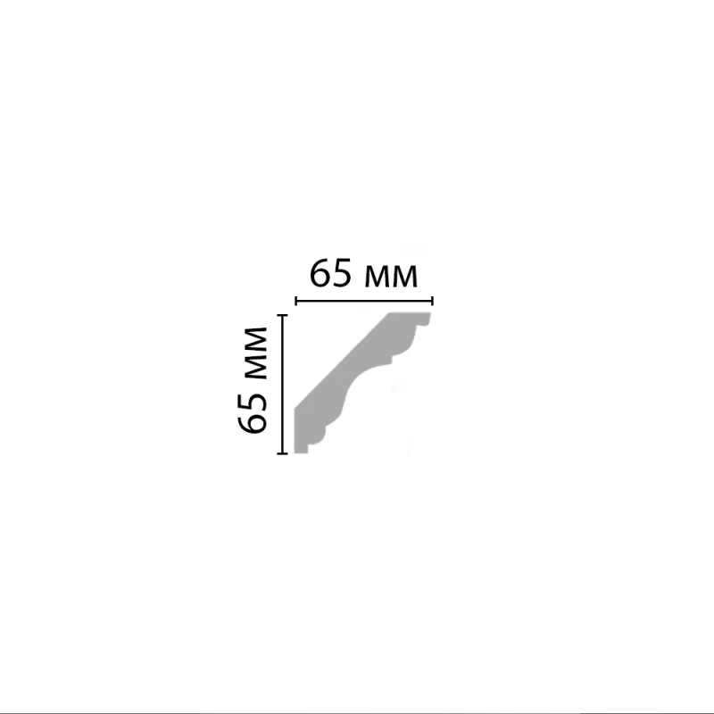 DP 337/52 плинтус DECOMASTER-1 (60х62х2400мм) (DP-5337)