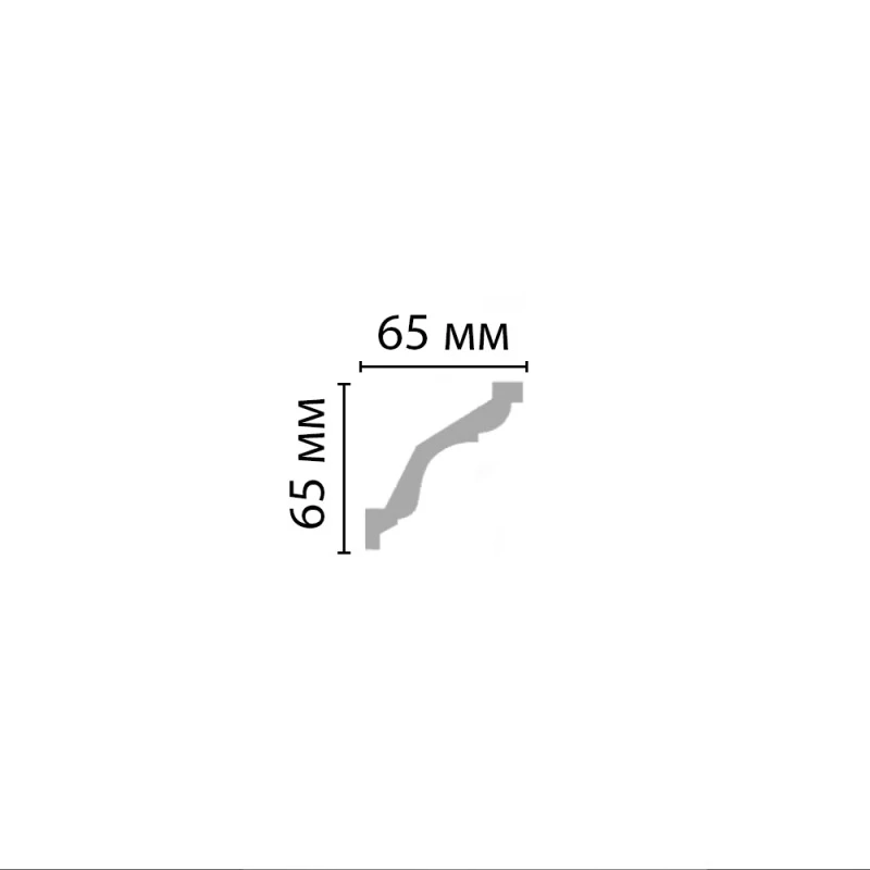 DP 352/52 плинтус DECOMASTER-1 (65х65х2400мм) (DP-5352)