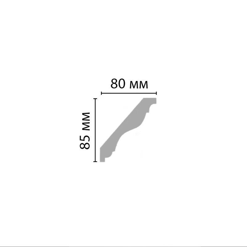 DP 357/34 плинтус DECOMASTER-1 (85х80х2400мм) [96625] (DP-5357)