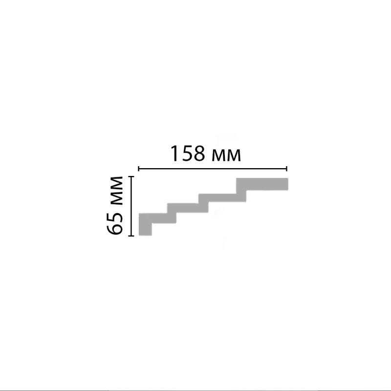 DP 375/18 плинтус DECOMASTER-1 (65х158х2400мм) (DP-5375)