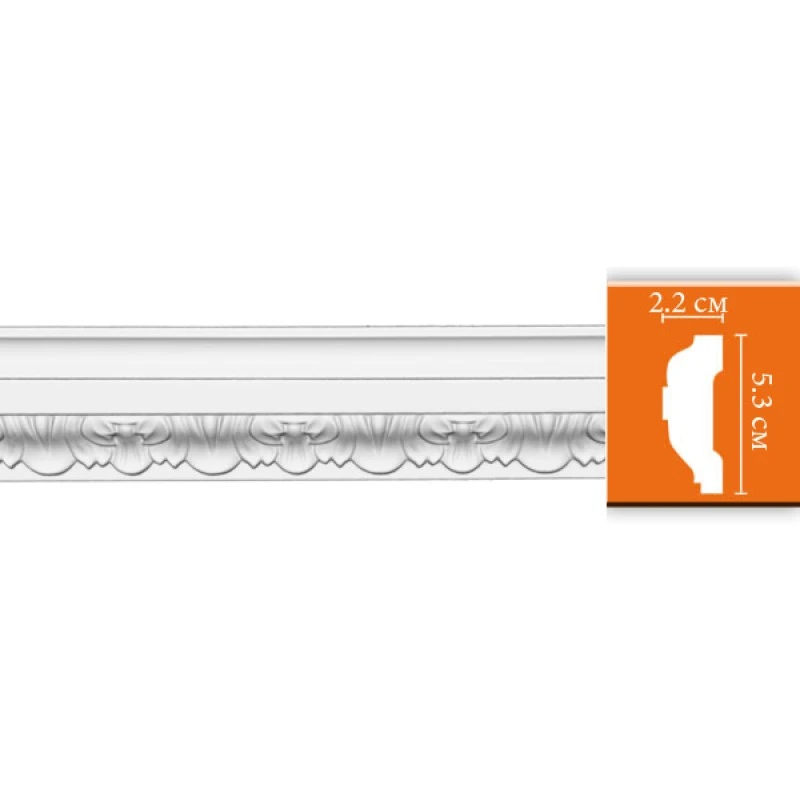 DT 8053/40 молдинг DECOMASTER-1 (53х22x2400мм)