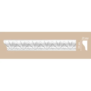 98031/35 FLEXIBLE молдинг DECOMASTER-2 (34х20х2400мм) в Рязани