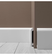 Плинтус напольный из ударопрочного полимера Н3 в Рязани