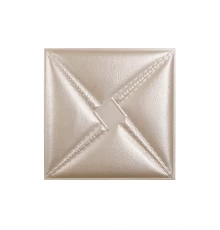 Мягкая стеновая панель из экокожи Stella - Apricot в Рязани