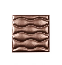 Мягкая стеновая панель из экокожи Wave - Burbon в Рязани