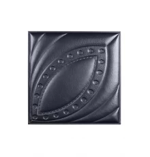 Мягкая стеновая панель из экокожи Petal 400х400 мм - Platinum в Рязани