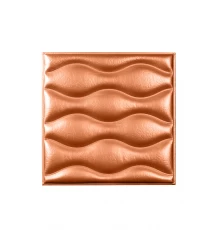 Мягкая стеновая панель из экокожи Wave - Bronze в Рязани