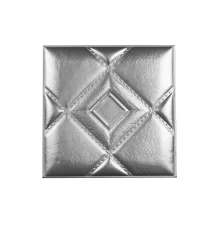 Мягкая стеновая панель из экокожи Luck - Silver в Рязани