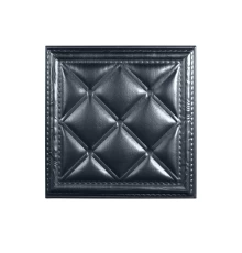 Мягкая стеновая панель  из экокожи Classic 400х400 мм - Aluminium в Рязани