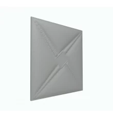 Мягкая стеновая панель из экокожи Stella 400х400 мм - Gray в Рязани