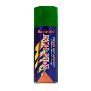 Краска аэрозольная Barton'S Spray Paint Зеленая глянец