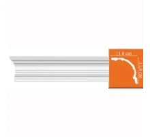 Плинтус потолочный без орнамента DP50