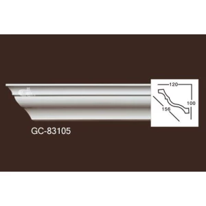 Карниз из полиуретана гладкий 83105