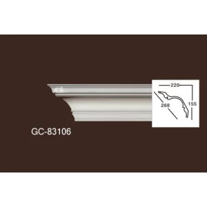 Карниз из полиуретана гладкий 83106