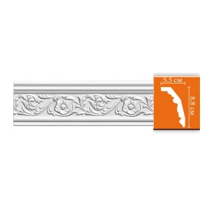 95323 потолочный плинтус с орнаментом DECOMASTER в Рязани