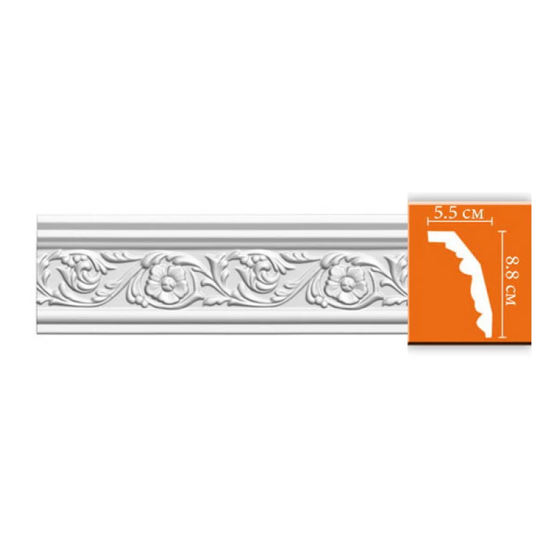 95323 потолочный плинтус с орнаментом DECOMASTER