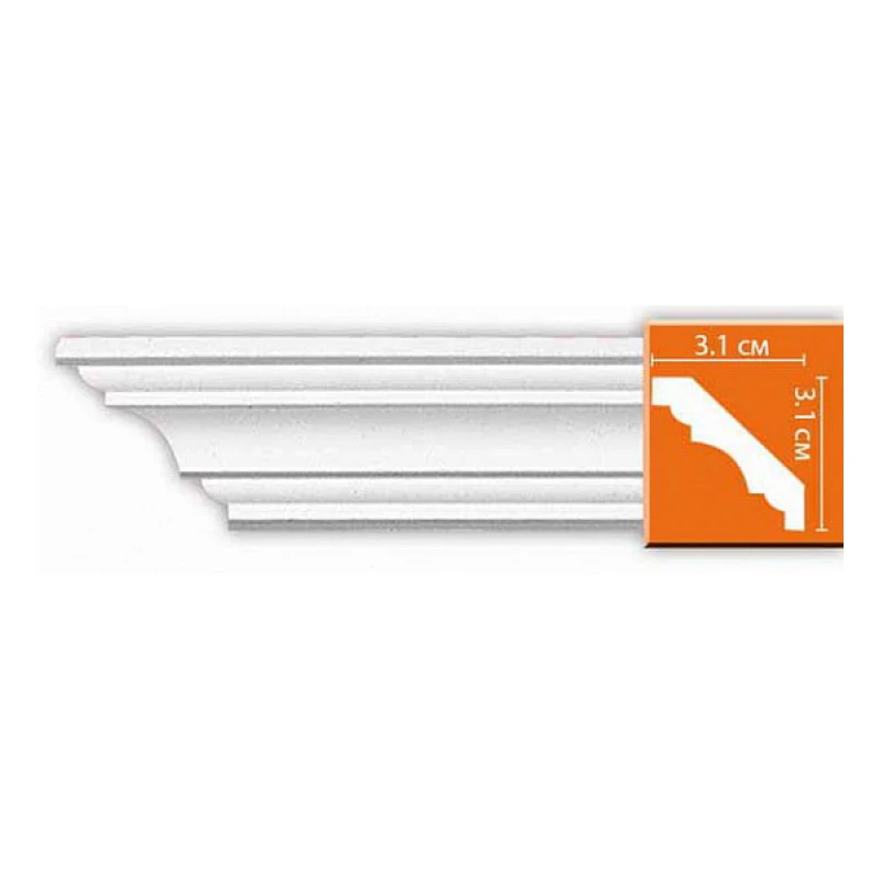 96681/105 плинтус DECOMASTER-2 (31х31х2400мм)