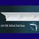 потолочный плинтус с орнаментом AA108