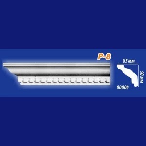 Плинтус потолочный инжекционный KenoРol Р8