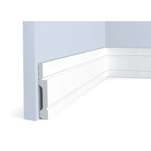 Плинтус Hiwood B75V1L с полоской  75*12*2000 мм